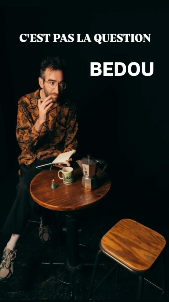 L'humoriste Bedou fait son grand retour avec un nouveau spectacle percutant : 'C'est pas la question'