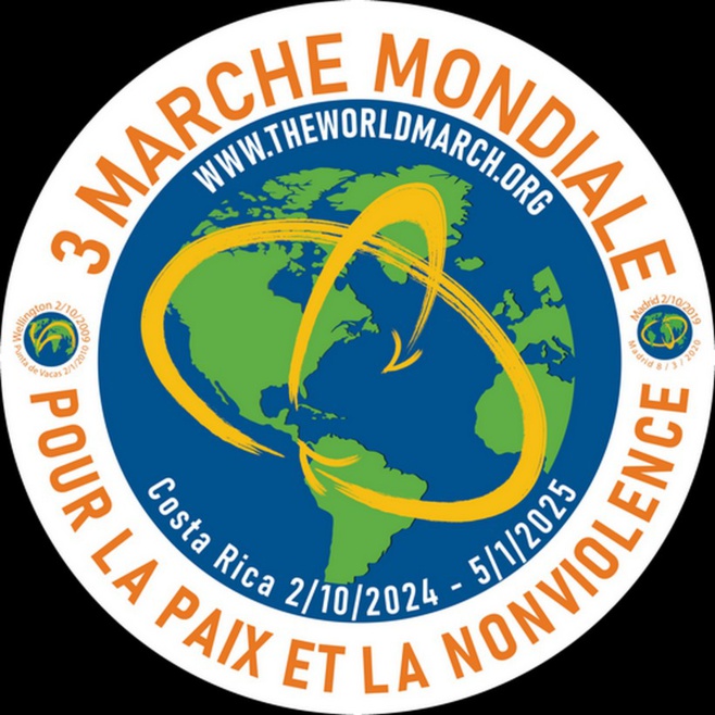 3ème marche mondiale pour la paix et la non violence à Marseille