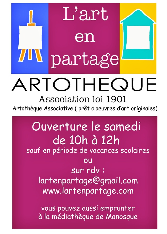 ​à la bonne heure - Manosque  - Artothèque L'art En Partage