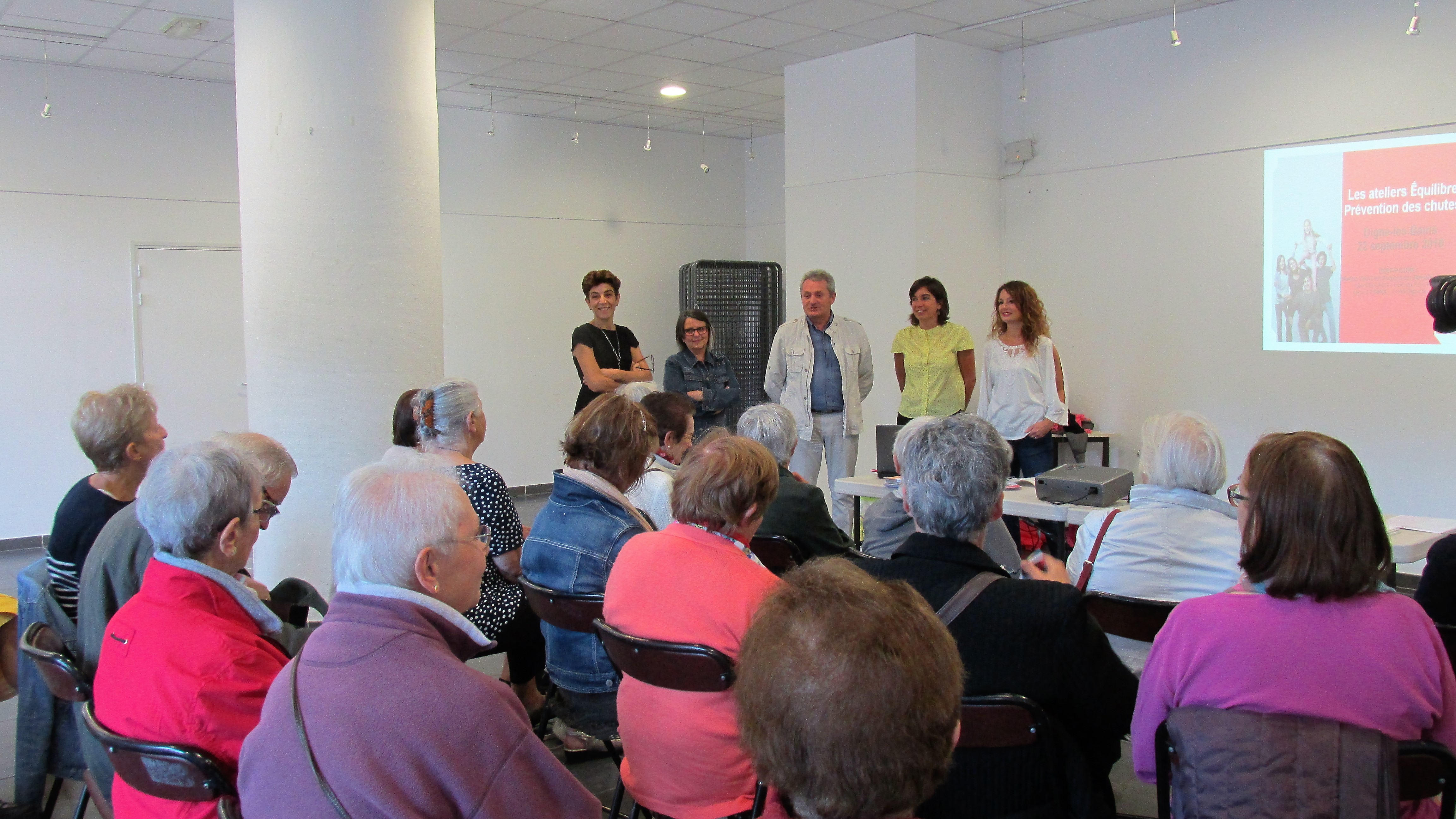 A Digne, Les seniors s’intéressent aux ateliers d’équilibre.