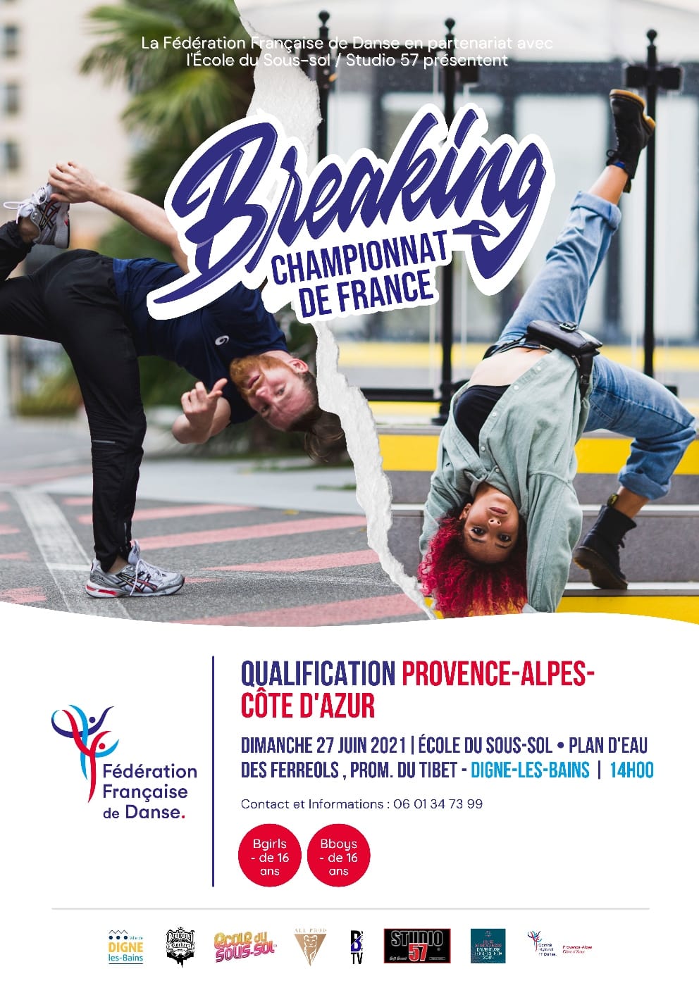 Break Dance championnat de France au plan d'eau des Férréols