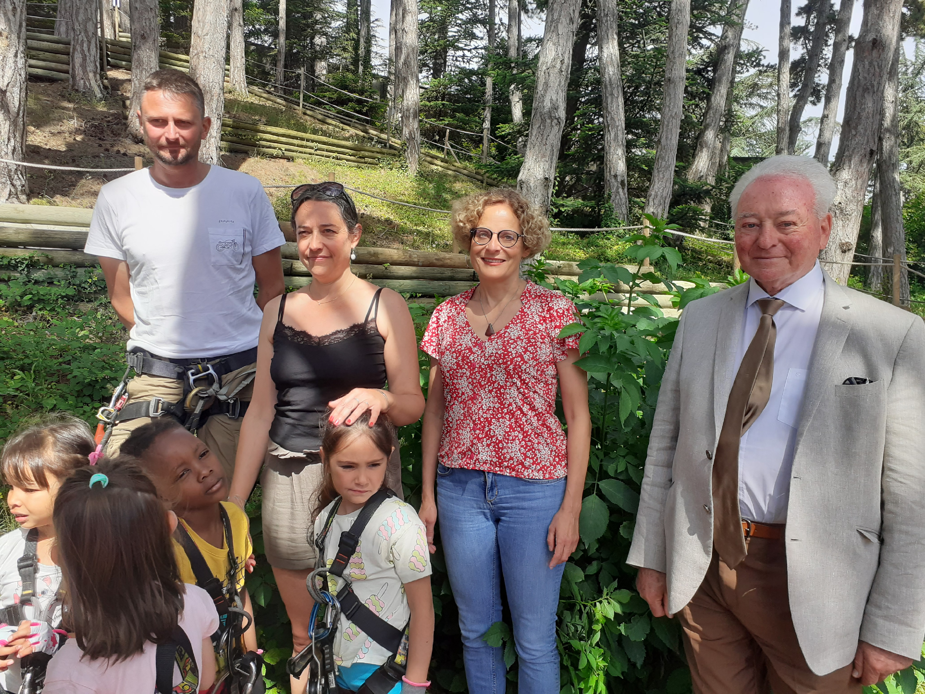 Sortie accrobranche pour les maternelles de Sisteron