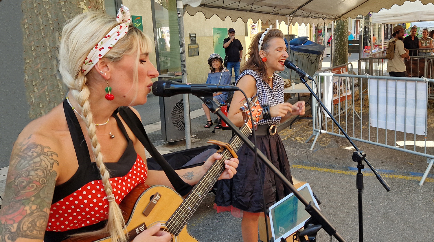 Les Mell's ont ravi les oreilles du public à Digne les bains.