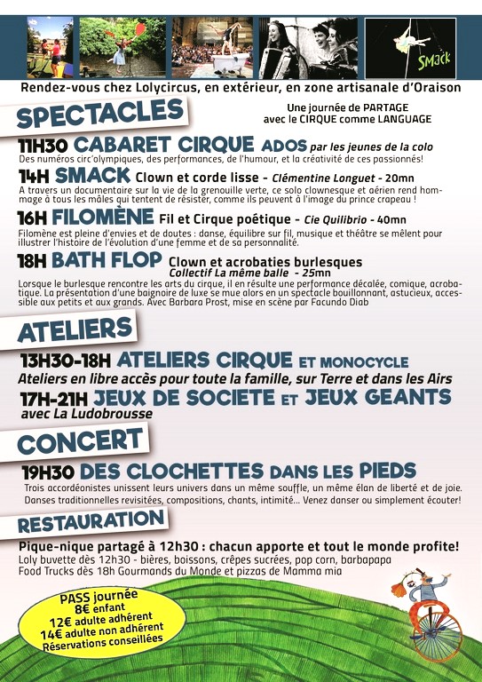 Tous invités à la Loly Circus