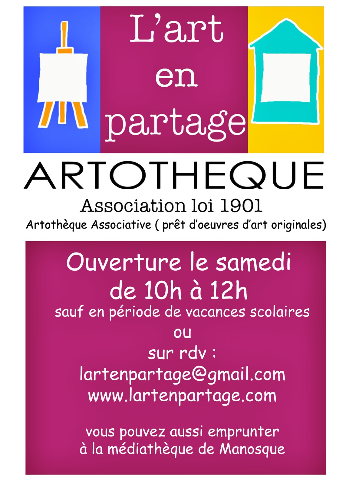 ​à la bonne heure - Manosque  - Artothèque L'art En Partage