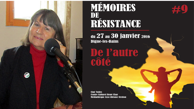 Monique Etienne du Collectif Mémoires de Résistance