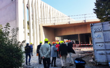 Collège Borrély - le gymnase en construction