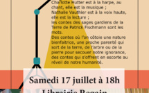 le duo L'oiseau Lyre, Charlotte à la harpe et Nathalie à la voix pour un voyage au pays des contes.